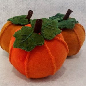 Pumpkin Pincushion. Red