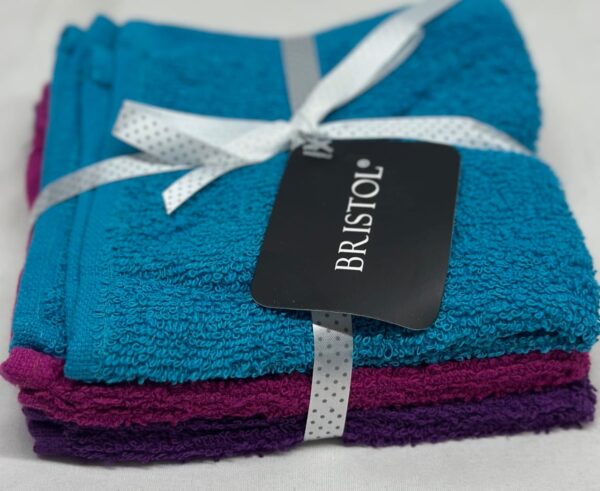3 PACK BRISTOL FACE CLOTH