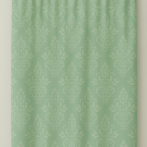 DAMASK PASTE PRINT CURTAIN
