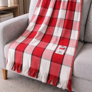 PLAID DESIGN  THROW