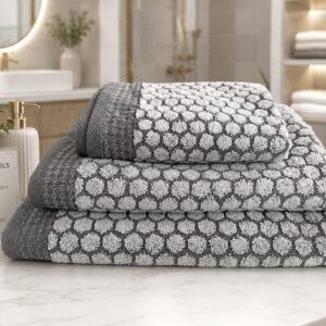 AT HOME HONEYCOMB TOWELS