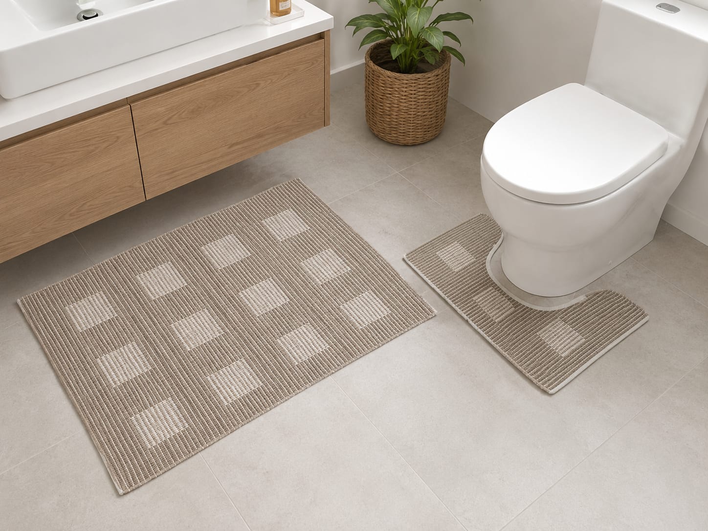 2PC CHINDI RUGS