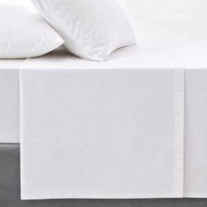 100 % COTTON FLAT PERCALE -200TC WHITE