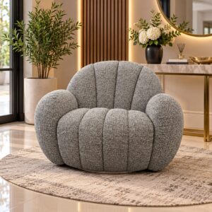 SWIVEL CHAIR -GREY